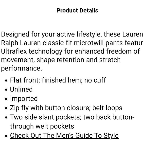 Lauren Ralph Lauren Ultraflex Dress Pants - Picture 9 of 10